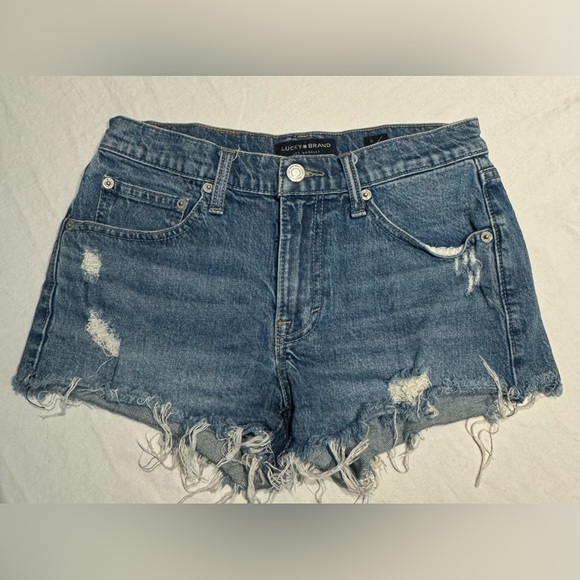 Lucky Brand Pants - 🛍️ Lucky brand boyfriend denim shorts, size 0/25